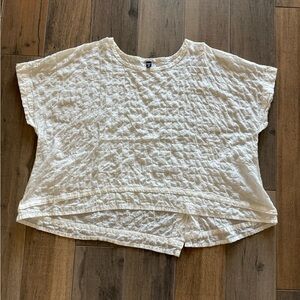 Dress To Kill Women’s One Size White Top Textured